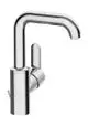 HANSA-Einhebelmischer-Waschtischbatterie-HANSAPRIMO-4954-Zugstangenablaufgarnitur-Ausladung-142-mm-DN15-Chrom-49542203 gallery number 1